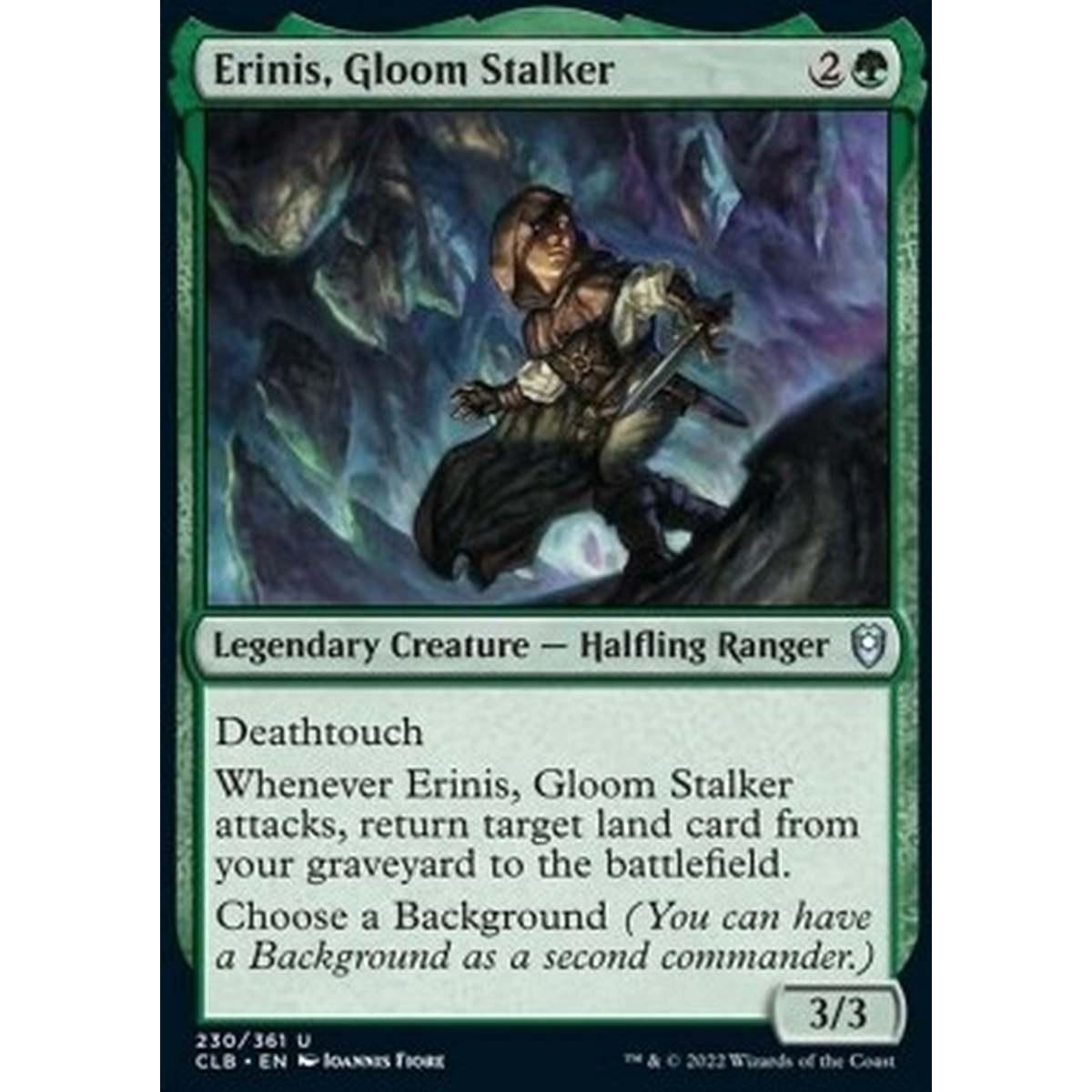 Erinis, Gloom Stalker - Erinis, Cacciatrice delle Tenebre - [CLB] [NM] [Foil]