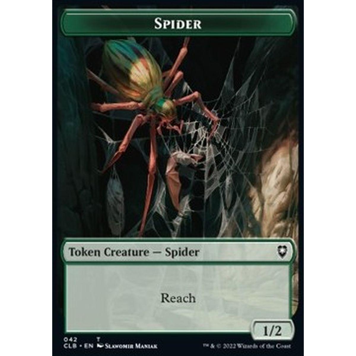 Spider Token (G 1/2) // Human Token (W 1/1) - Spider Token (G 1/2) // Human Token (W 1/1) - [XCLB] [NM]