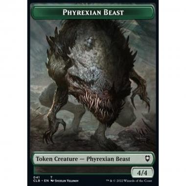 Phyrexian Beast Token (G 4/4) // Wurm Token (G 5/5) - Phyrexian Beast Token (G 4/4) // Wurm Token (G 5/5) - [XCLB] [NM]