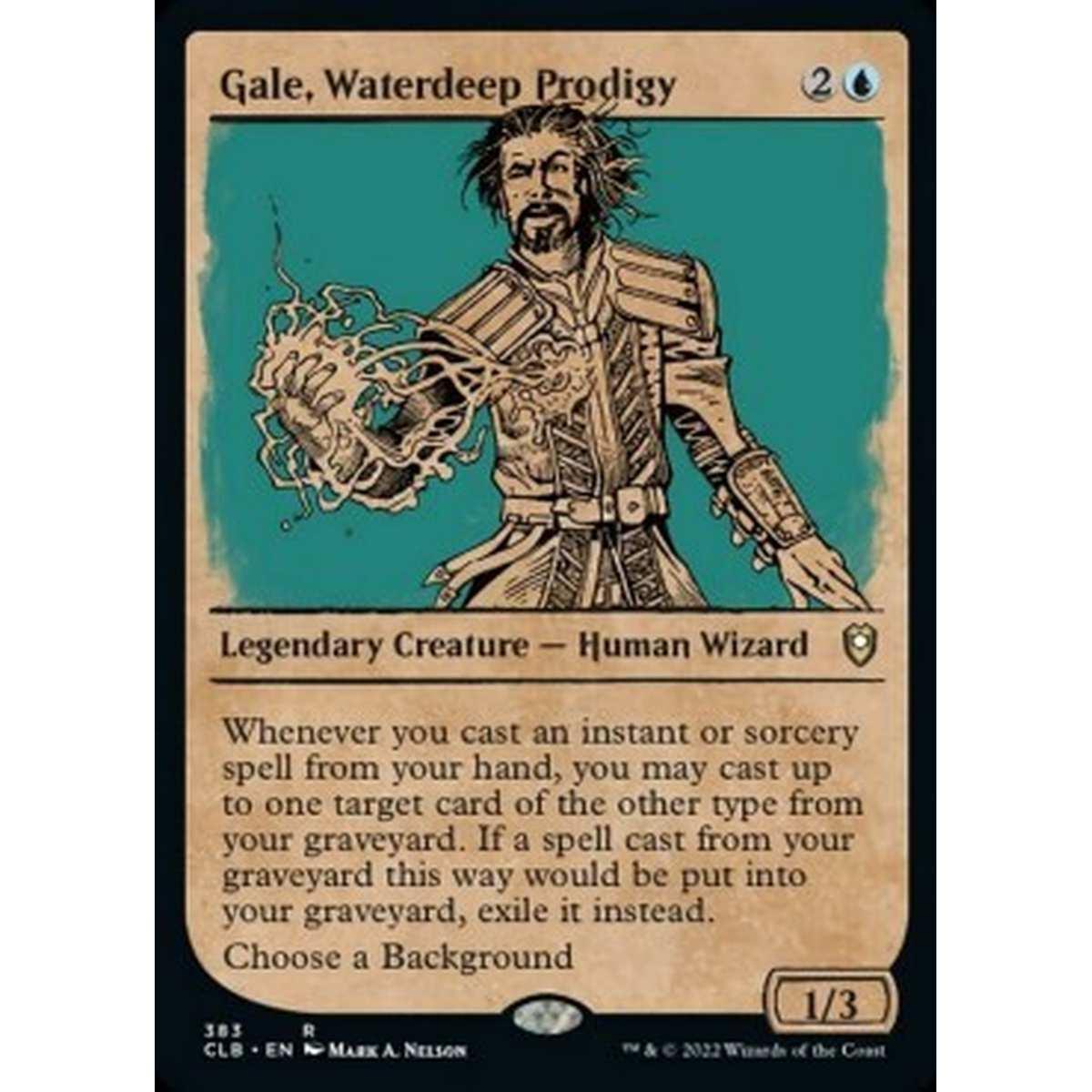 Gale, Waterdeep Prodigy (V.2) - Gale, Waterdeep Prodigy (V.2) - [XCLB] [NM]
