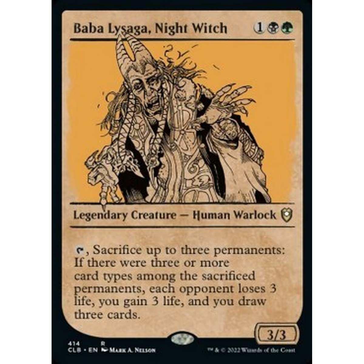 Baba Lysaga, Night Witch (V.2) - Baba Lysaga, Night Witch (V.2) - [XCLB] [NM]