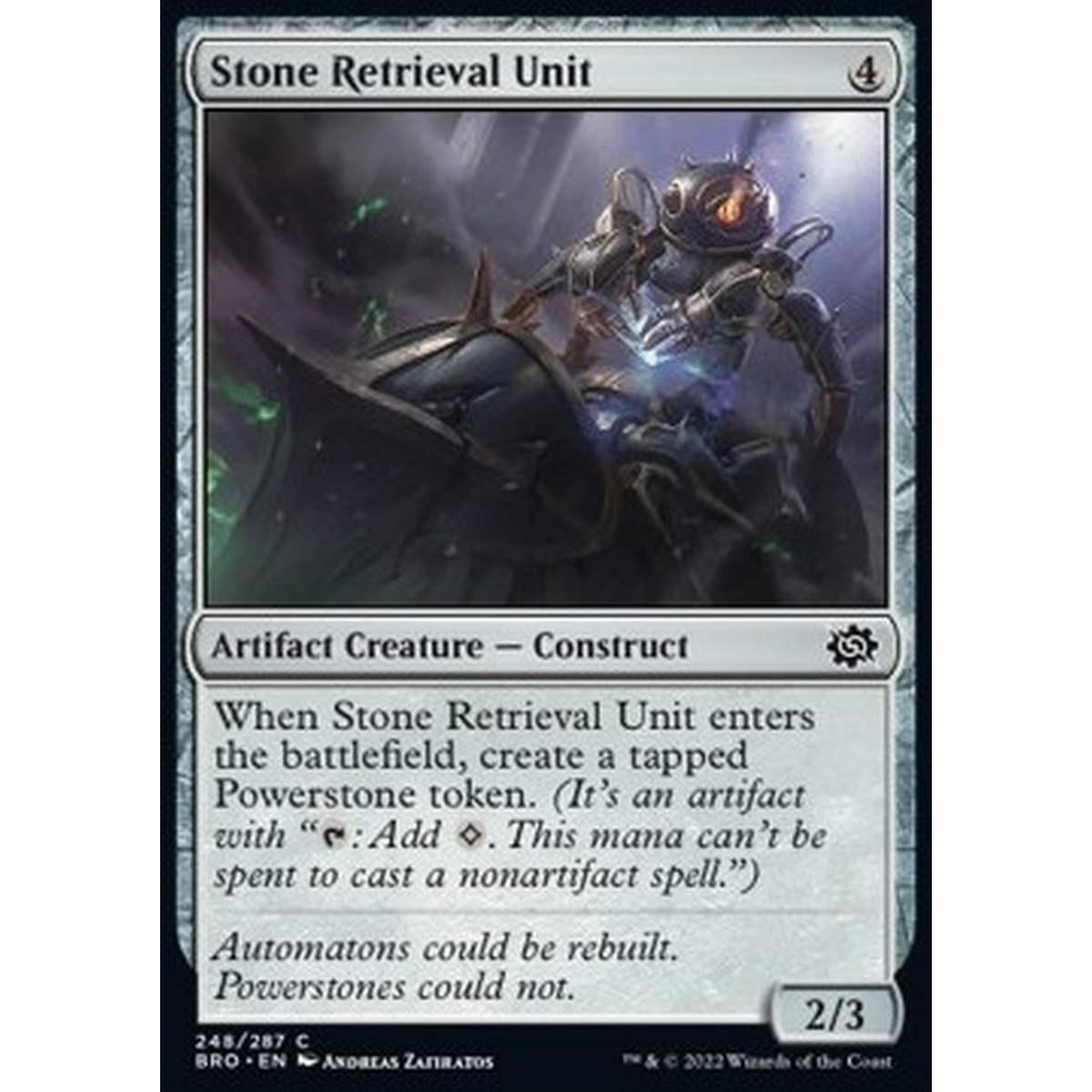 Stone Retrieval Unit - Unit  di Recupero della Pietra - [BRO] [NM]