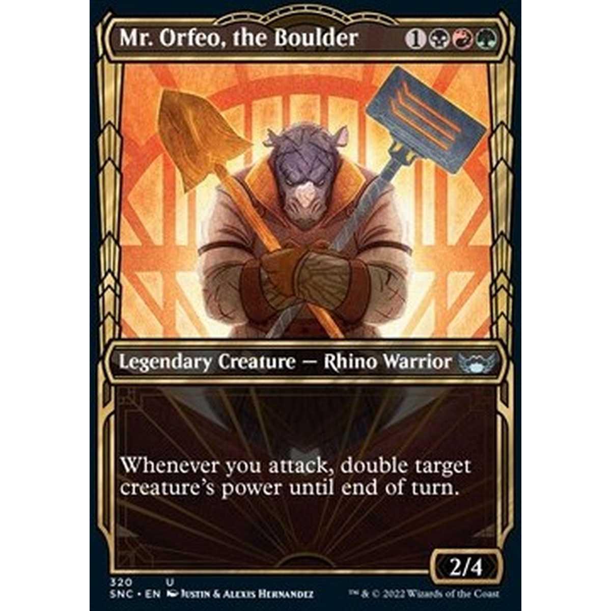 Mr. Orfeo, the Boulder (V.1) - Mister Orfeo, la Roccia (V.1) - [XSNC] [NM] [Foil]