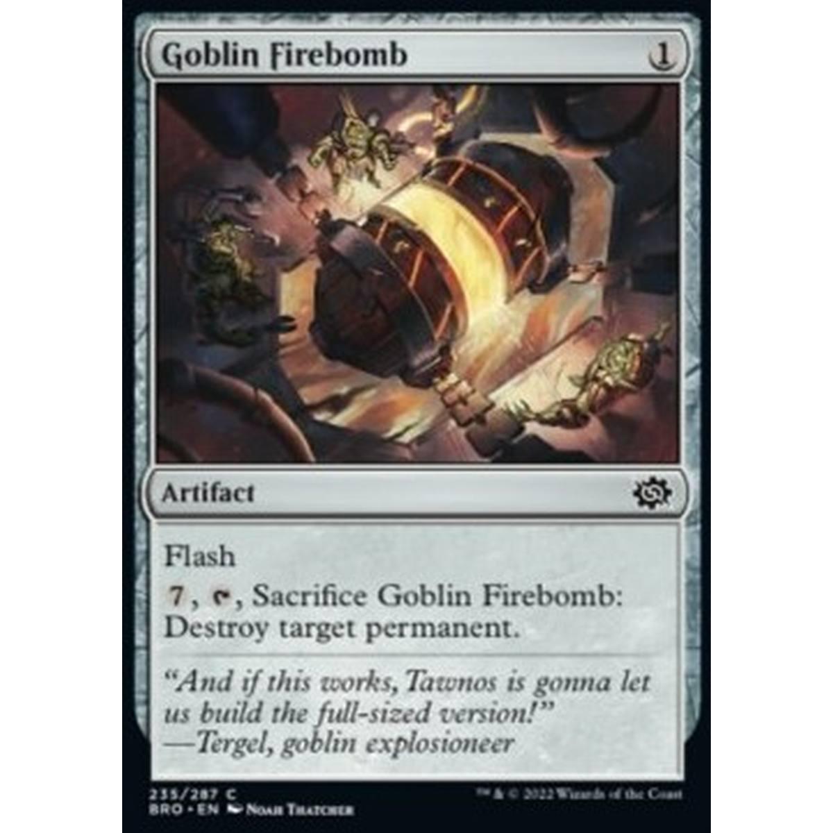 Goblin Firebomb - Bomba Incendiaria Goblin - [BRO] [NM]