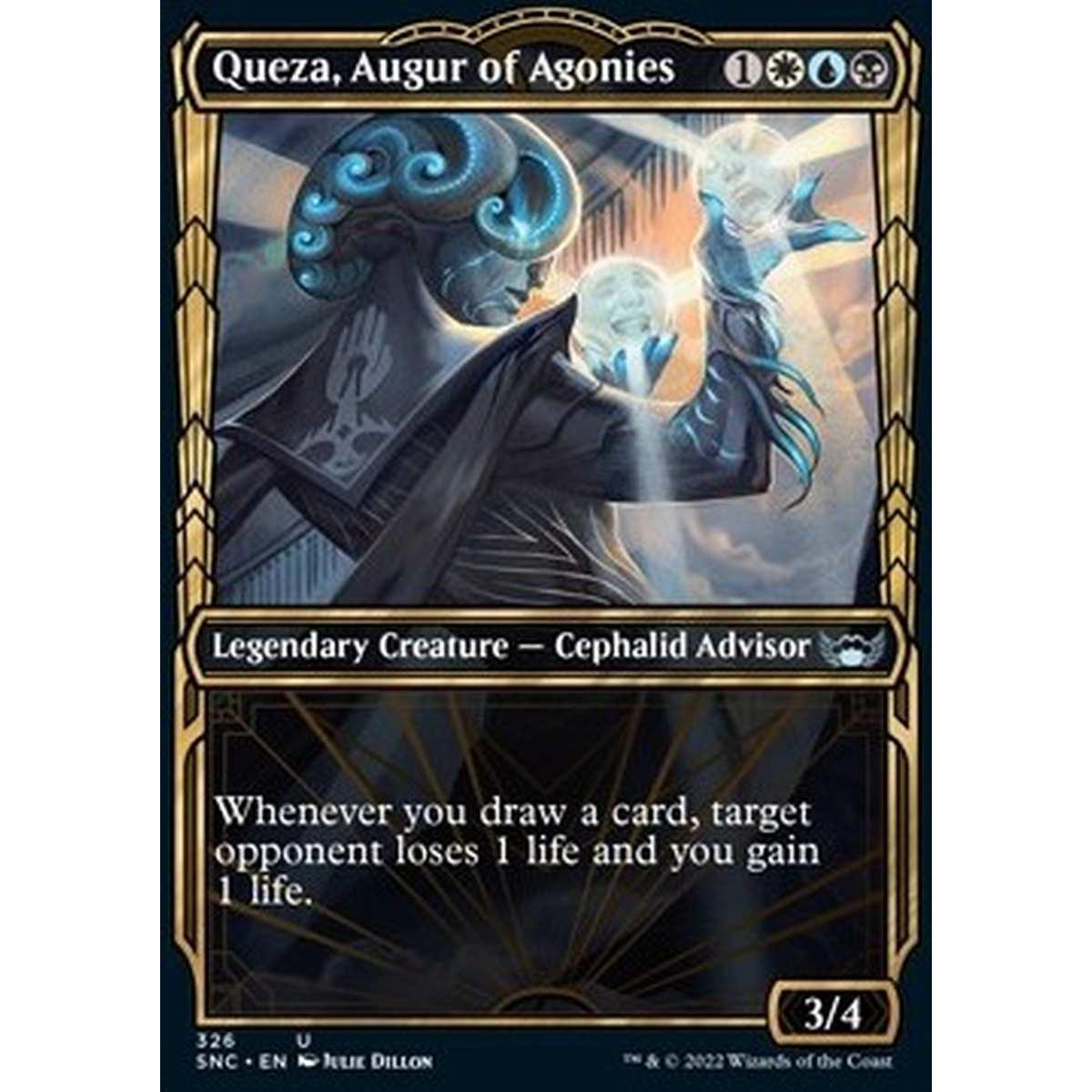 Queza, Augur of Agonies (V.1) - Queza, Augure di Agonie (V.1) - [XSNC] [NM] [Foil]