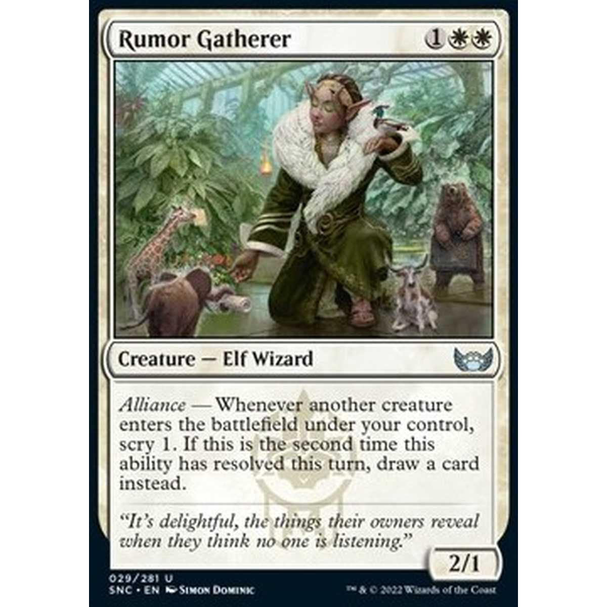 Rumor Gatherer - Collezionista di Dicerie - [SNC] [NM] [Foil]