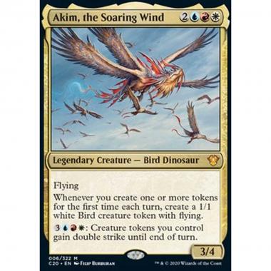 Akim, the Soaring Wind - Akim, the Soaring Wind - [C20] [NM] [Foil]