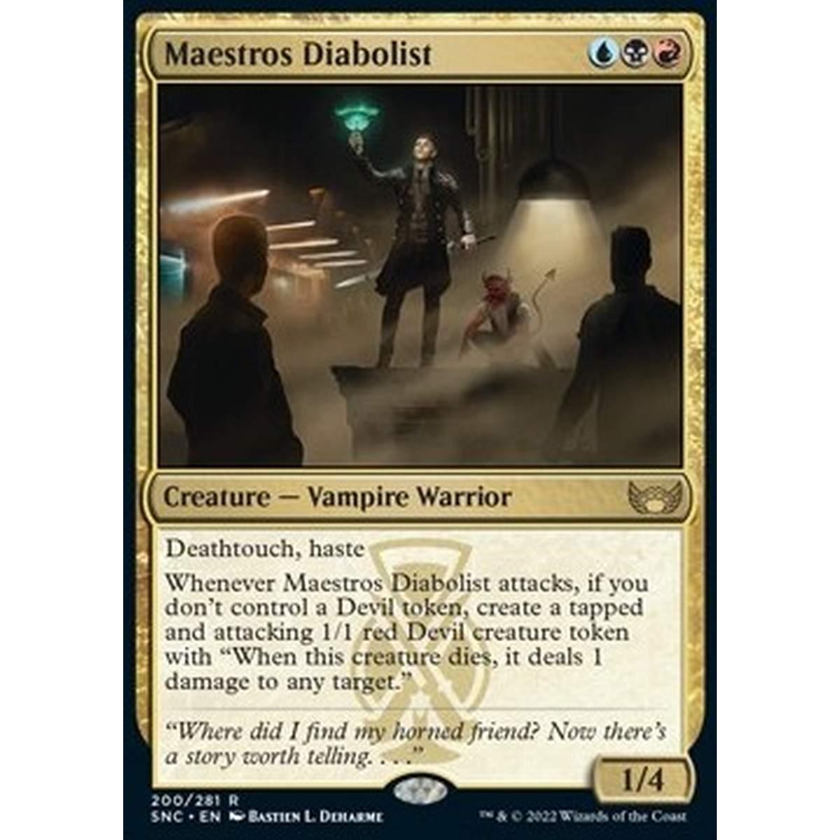 Maestros Diabolist - Diabolico dei Maestro - [SNC] [NM]