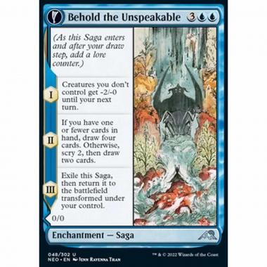 Behold the Unspeakable // Vision of the Unspeakable - Behold the Unspeakable // Vision of the Unspeakable - [NEO] [NM] [Foil]