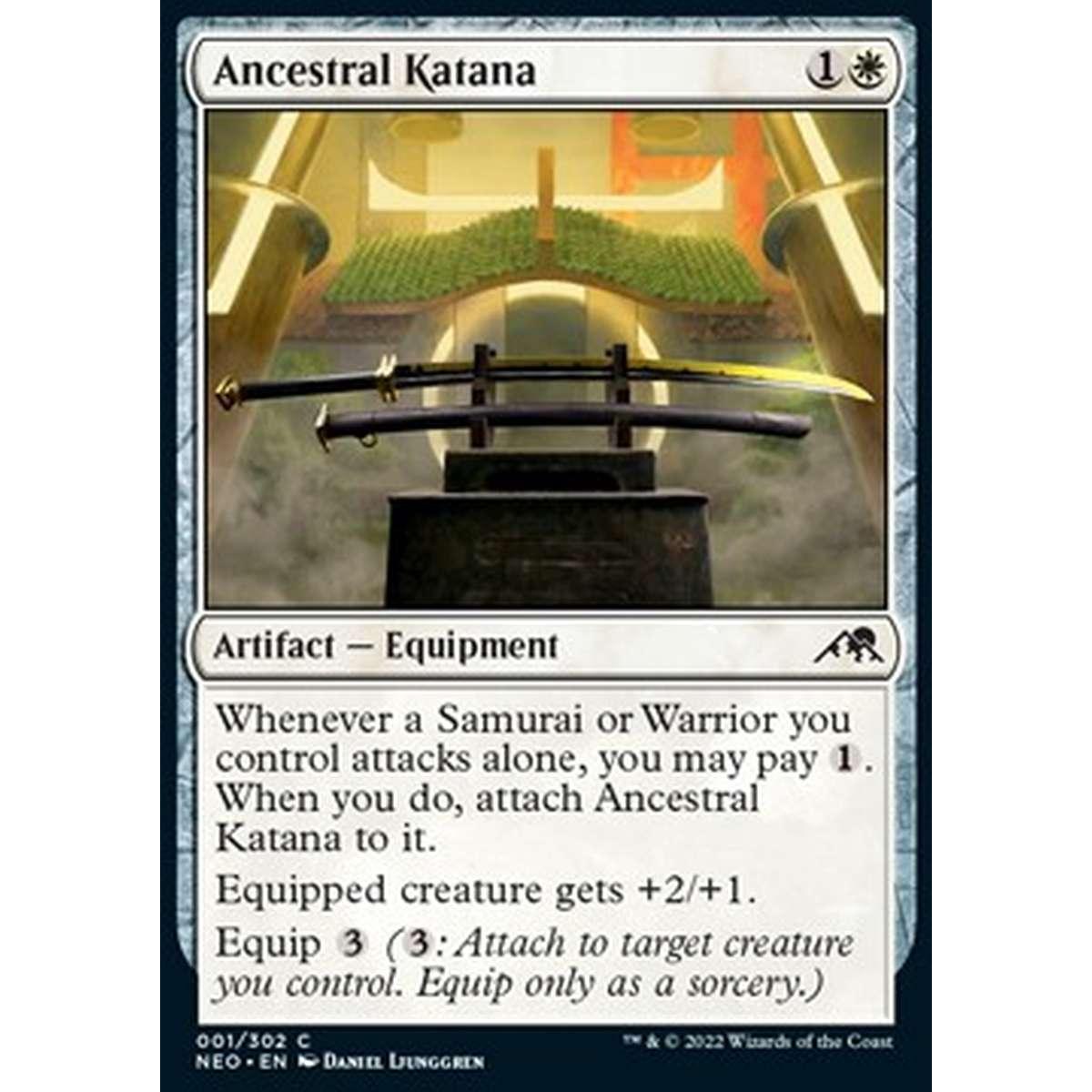 Ancestral Katana - ¥ã®€ - [NEO] [NM] [Foil]