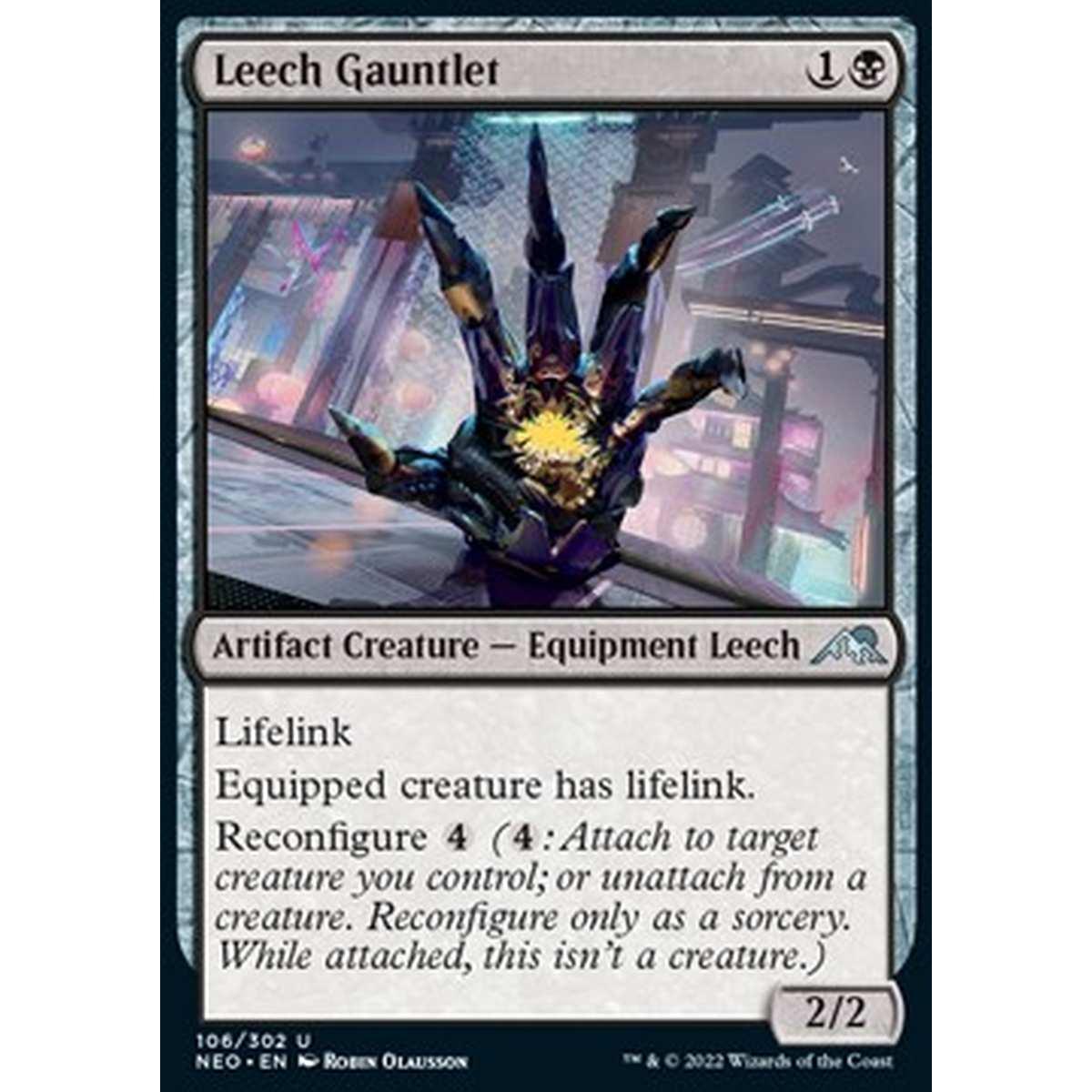 Leech Gauntlet - ã’ã«ã®¯­ - [NEO] [NM] [Foil]