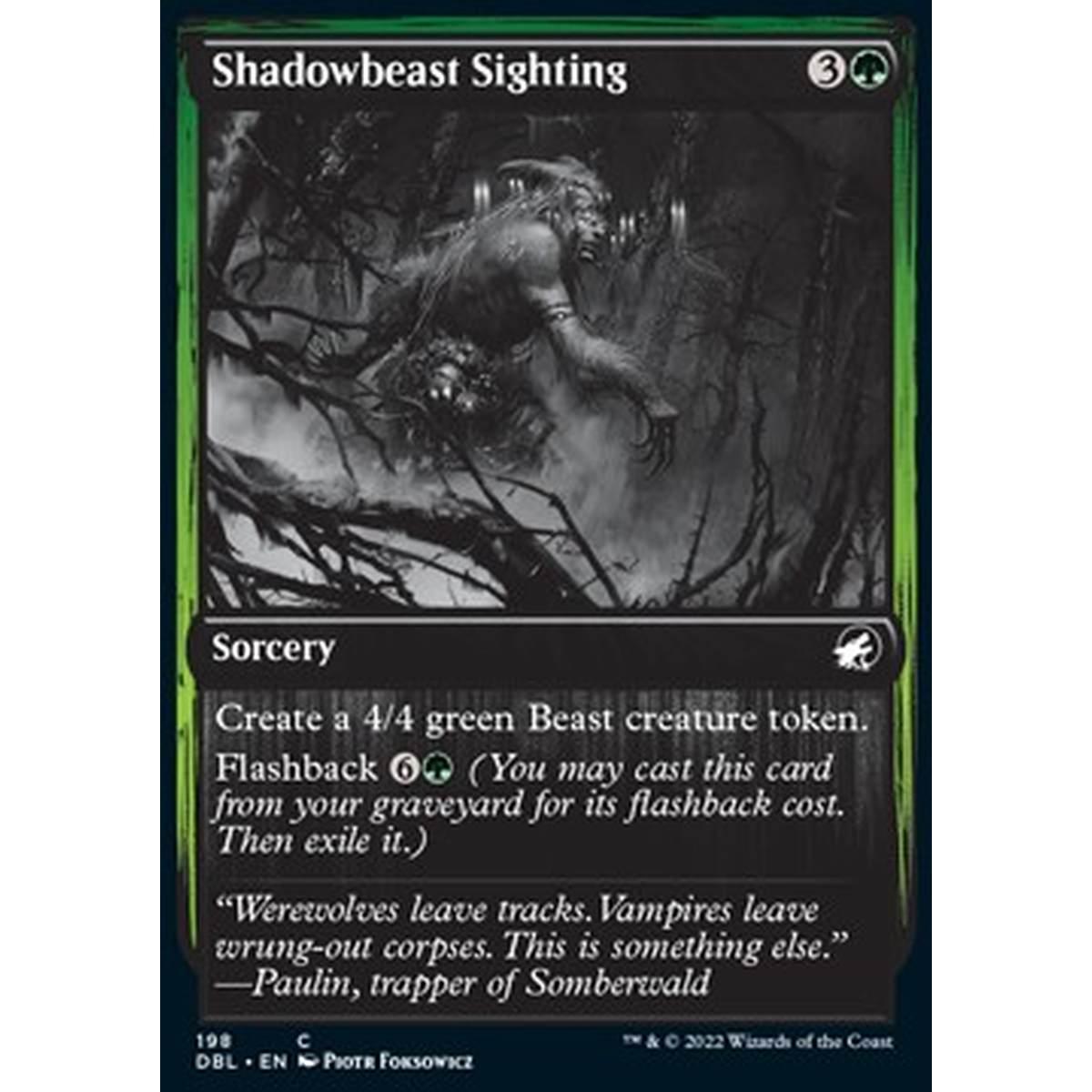 Shadowbeast Sighting - Shadowbeast Sighting - [DBL] [NM] [Foil]