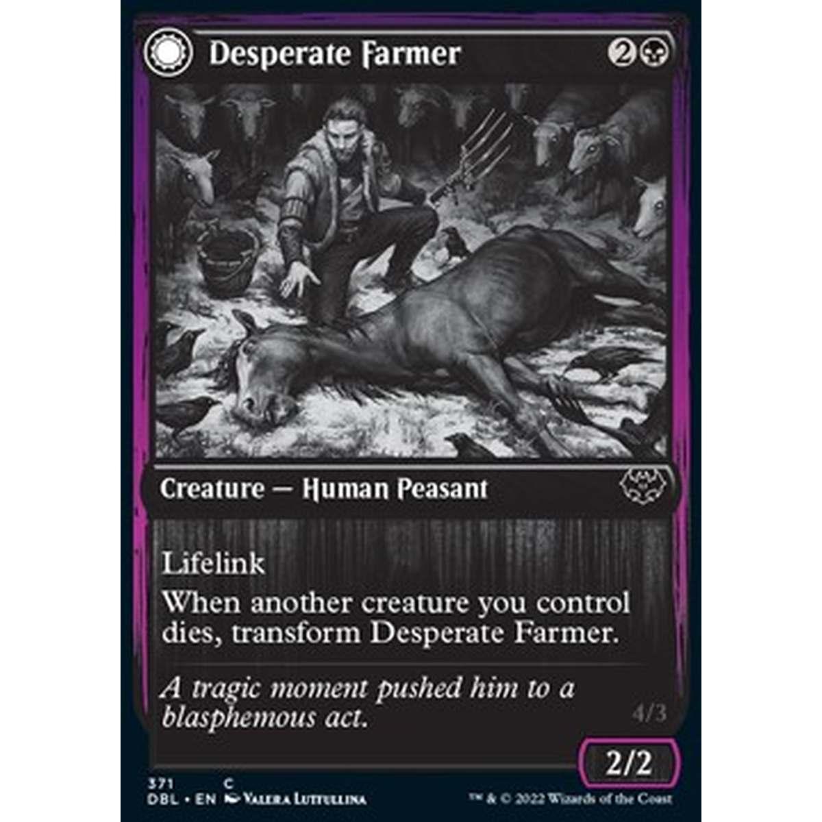 Desperate Farmer // Depraved Harvester - Desperate Farmer // Depraved Harvester - [DBL] [NM] [Foil]
