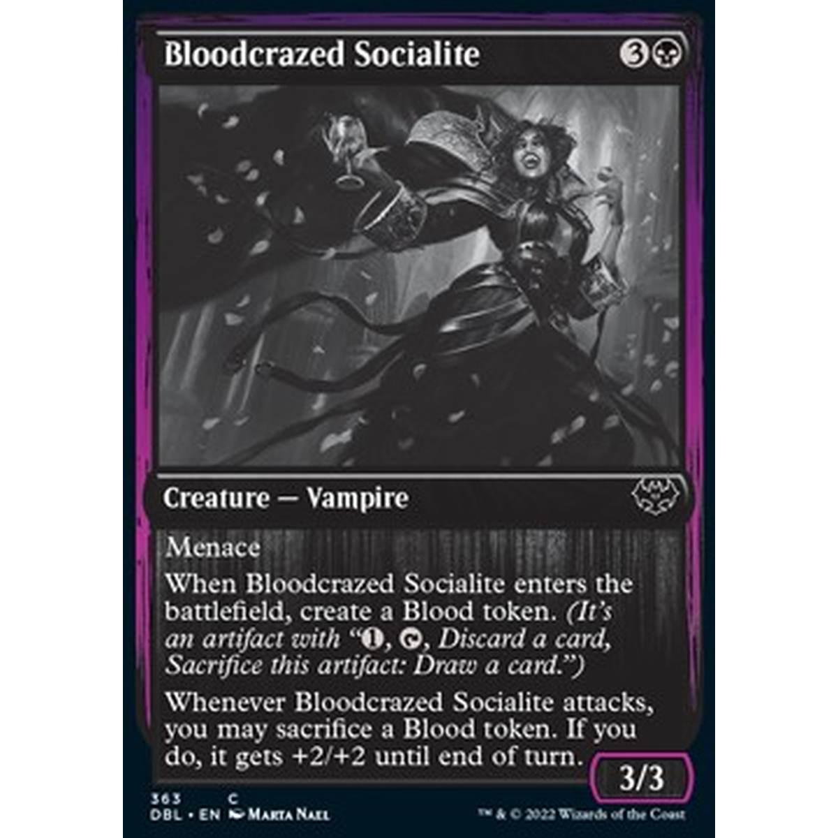 Bloodcrazed Socialite - Bloodcrazed Socialite - [DBL] [NM] [Foil]