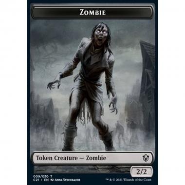 Zombie Token (B 2/2) // Horror Token (B 4/4) - Zombie Token (B 2/2) // Horror Token (B 4/4) - [XC21] [NM]