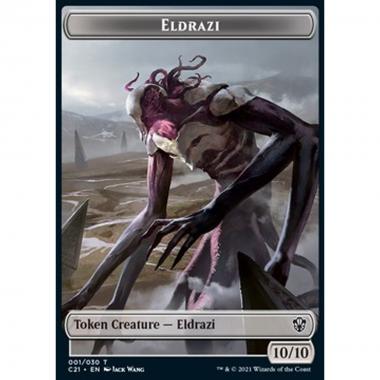 Eldrazi Token (C 10/10) // Champion of Wits Token - Eldrazi Token (C 10/10) // Champion of Wits Token - [XC21] [NM]