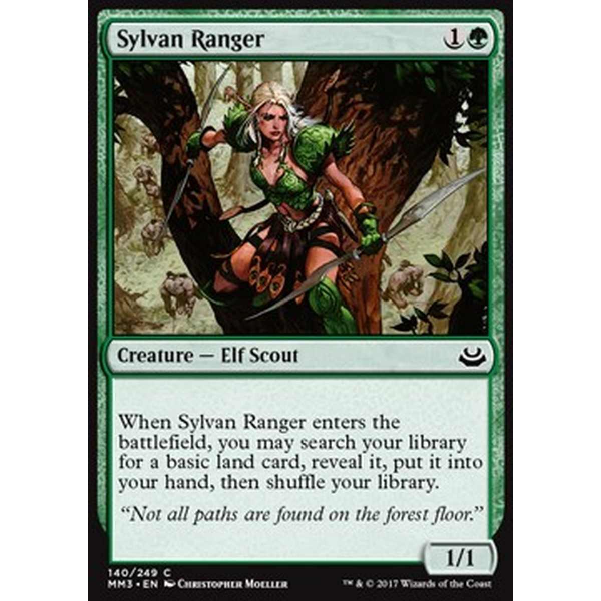 Sylvan Ranger - Sylvan Ranger - [MM3] [EX] [Foil]