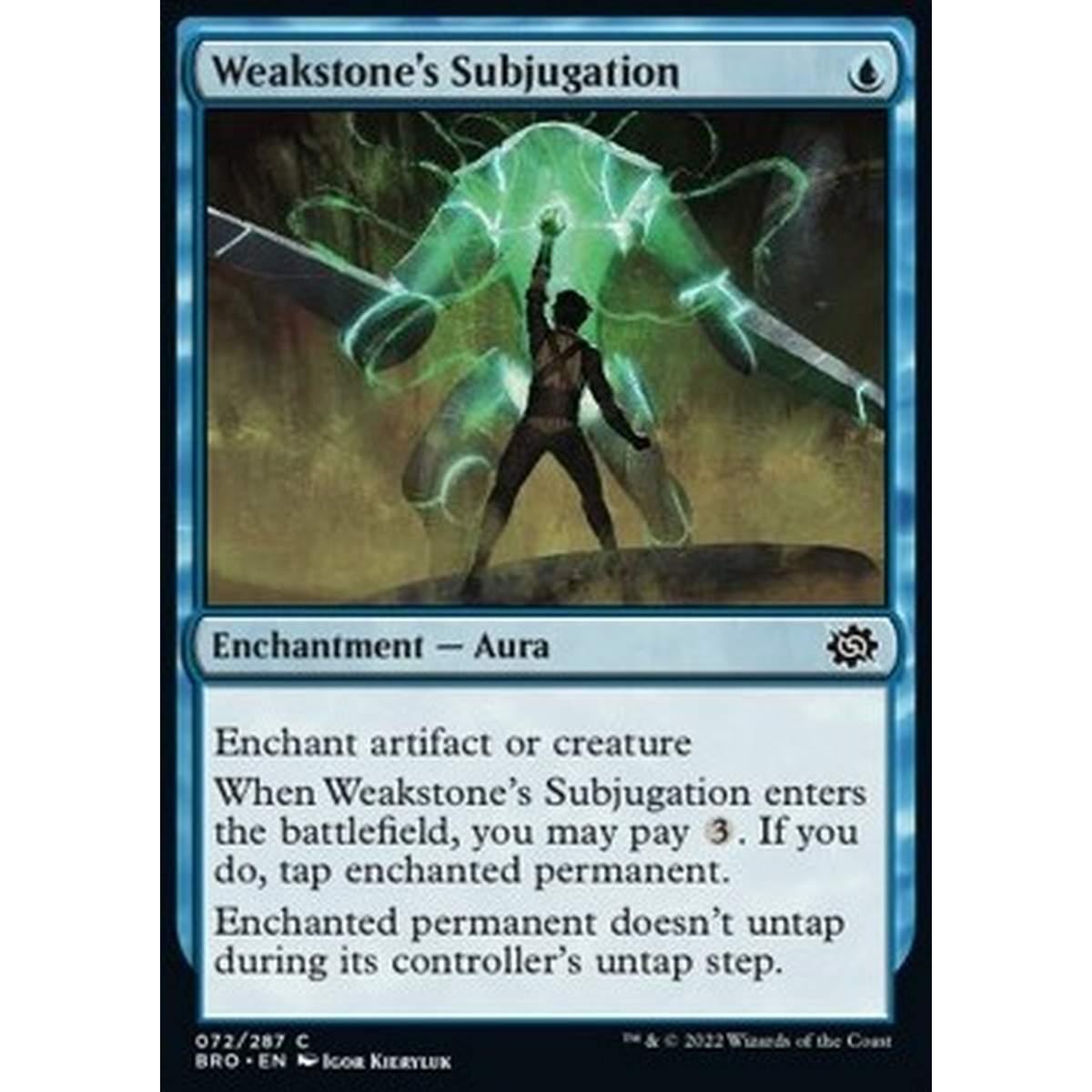 Weakstone's Subjugation - Dominio della Pietra della Debilitazione - [BRO] [NM]