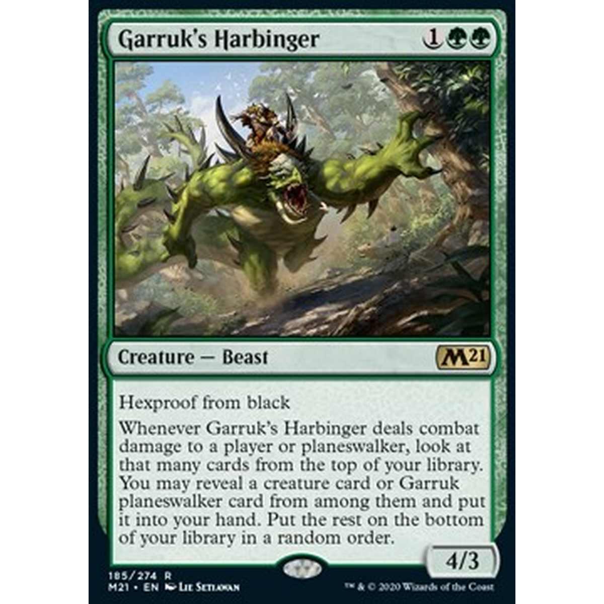 Garruk's Harbinger - Garruk's Harbinger - [M21] [NM]