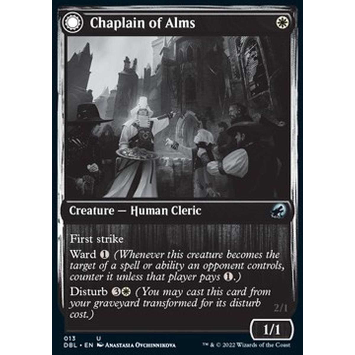 Chaplain of Alms // Chapel Shieldgeist - Chaplain of Alms // Chapel Shieldgeist - [DBL] [NM]