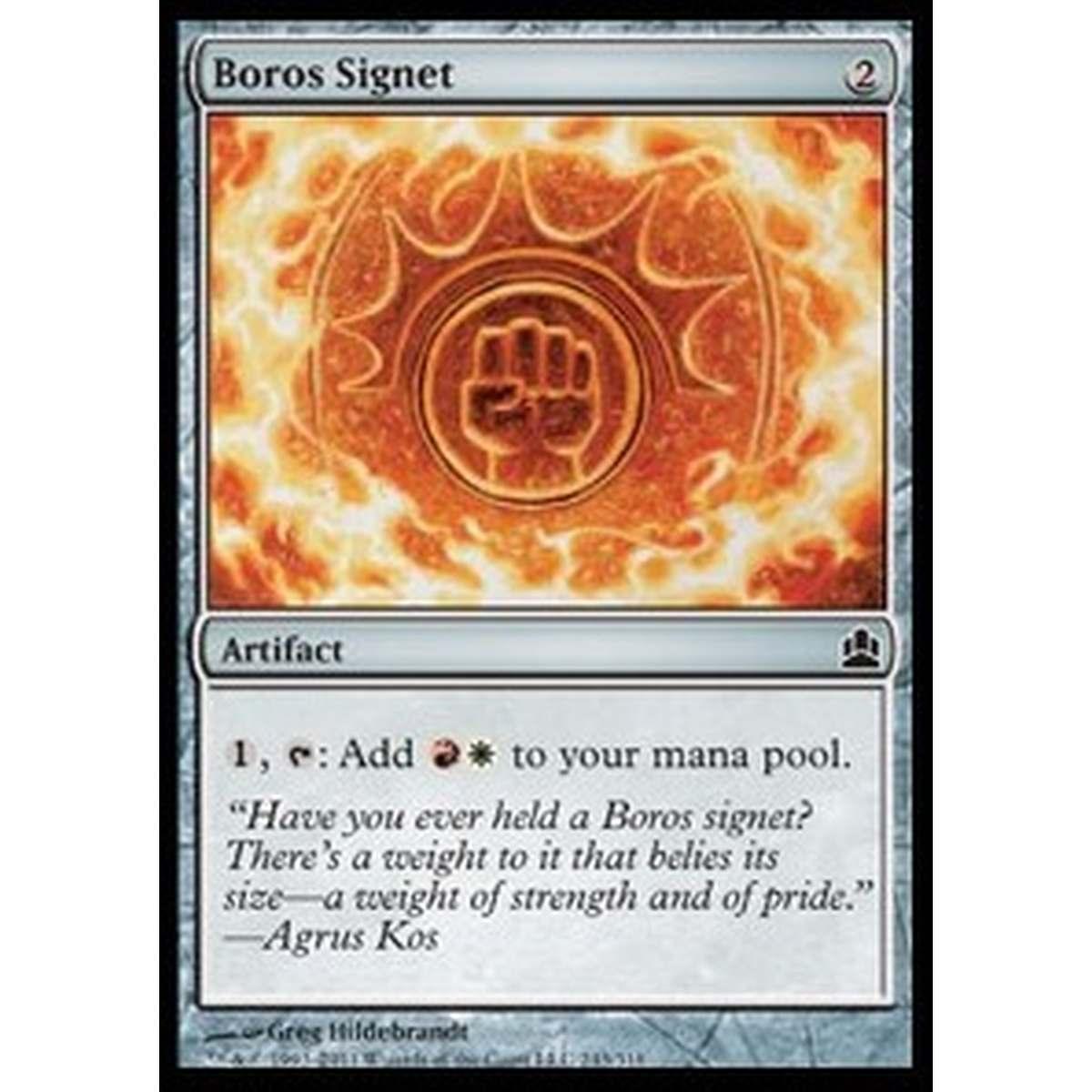 Boros Signet - Sigillo Boros - [CMD] [EX]