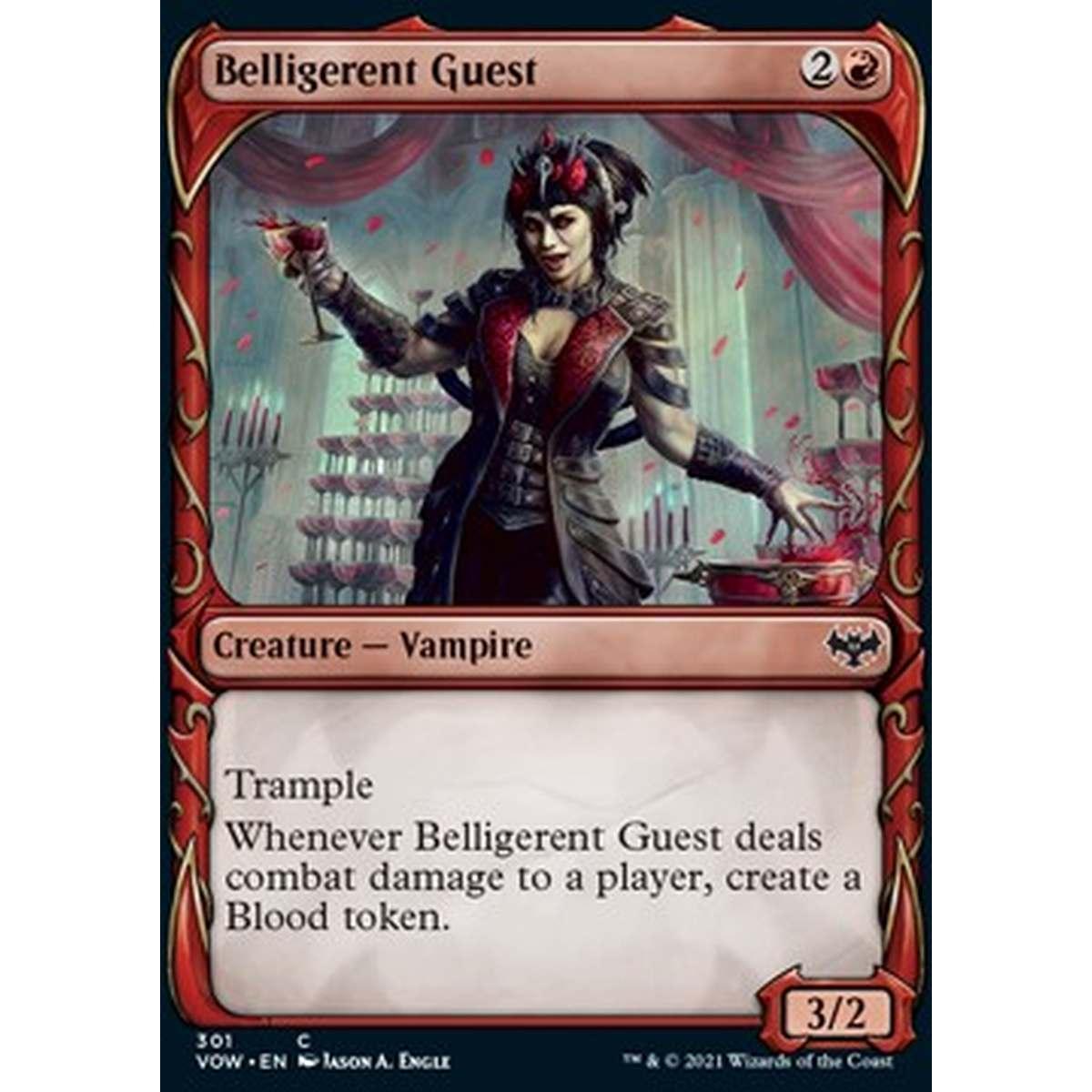 Belligerent Guest - Invitata Bellicosa - [XVOW] [NM] [Foil]