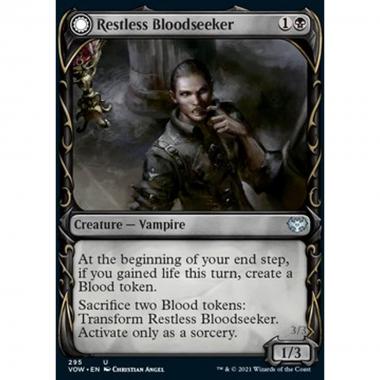 Restless Bloodseeker // Bloodsoaked Reveler - Cercasangue Inquieto // Dissoluto Inondato di Sangue - [XVOW] [NM] [Foil]