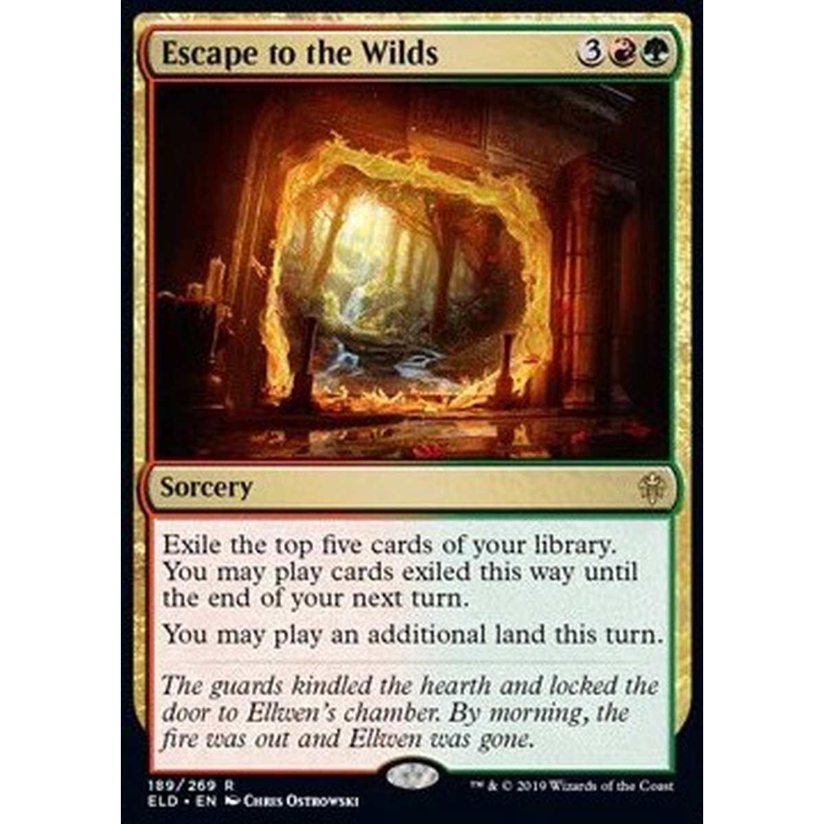 Escape to the Wilds - Fuga nelle Terre Selvagge - [ELD] [NM]