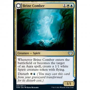 Brine Comber // Brinebound Gift - Setacciatrice del Mare // Dono Marino - [VOW] [NM] [Foil]