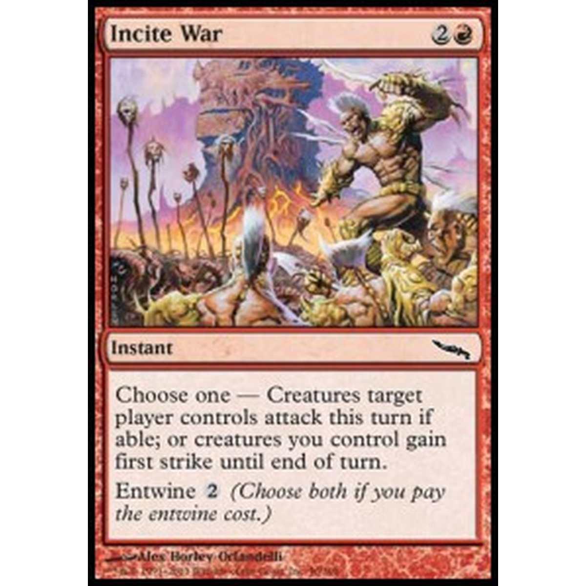 Incite War - Incitare alla Guerra - [MRD] [GD] [Foil]