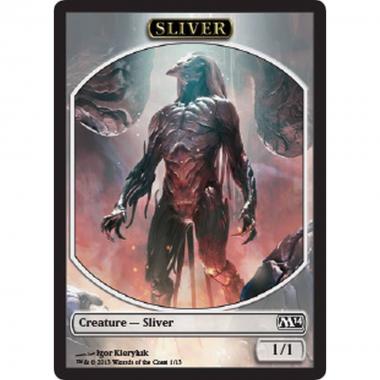 Sliver Token (Colorless 1/1) - Sliver Token (Colorless 1/1) - [M14] [NM]