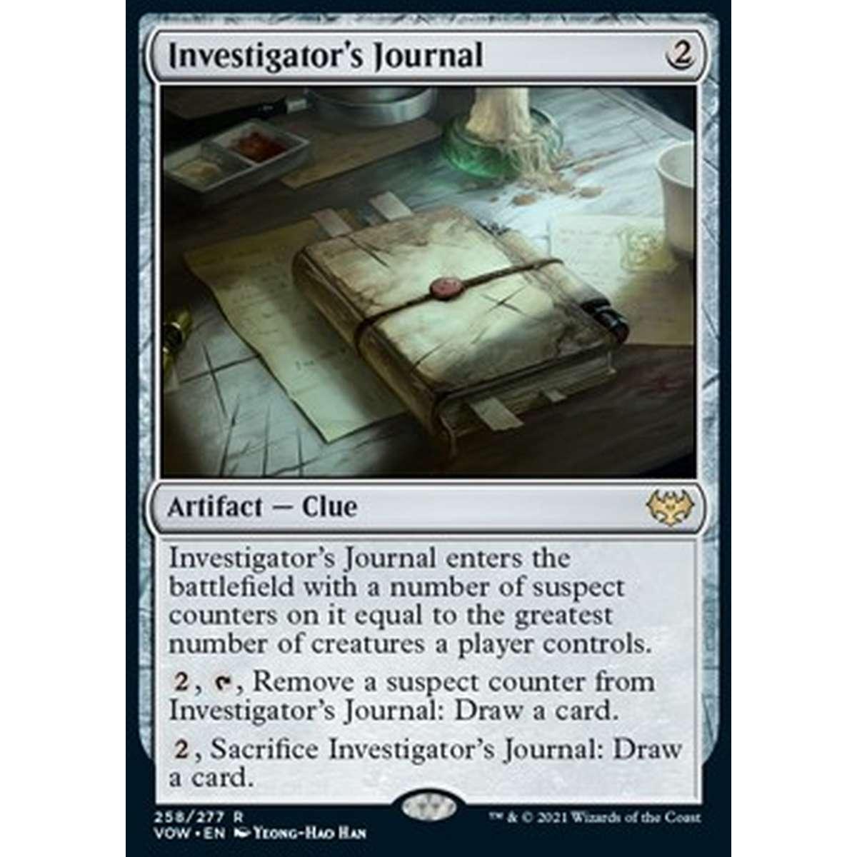 Investigator's Journal - Diario dell'Investigatore - [VOW] [NM]