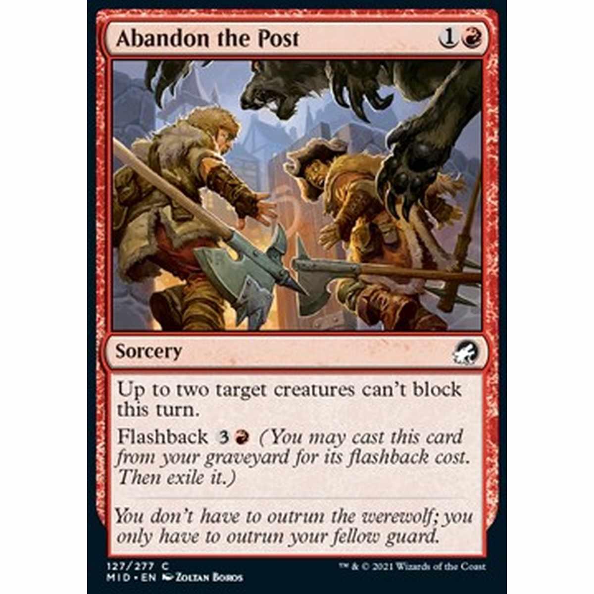 Abandon the Post - Abbandonare la Postazione - [MID] [NM] [Foil]