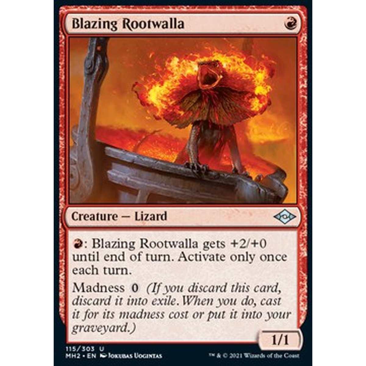 Blazing Rootwalla - Blazing Rootwalla - [MH2] [NM]
