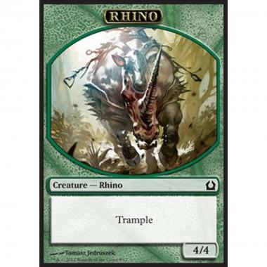 Rhino Token (Green 4/4) - Rhino Token (Green 4/4) - [RTR] [NM]