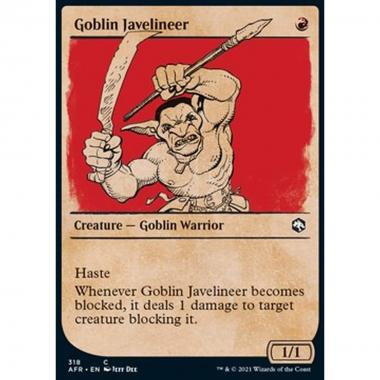 Goblin Javelineer - Giavellottiera Goblin - [XAFR] [NM] [Foil]