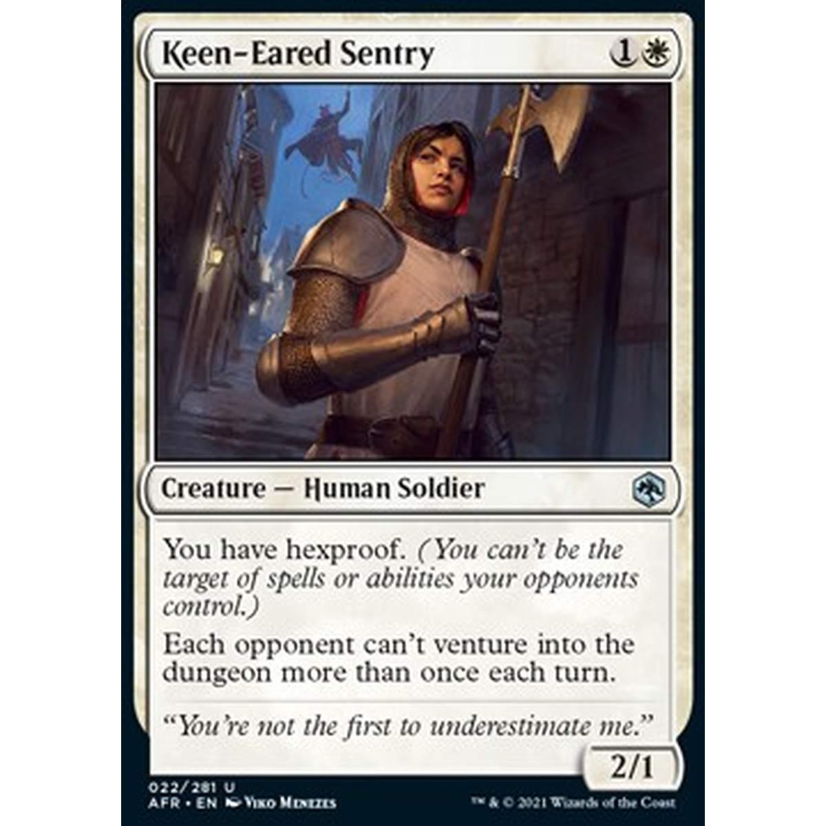 Keen-Eared Sentry - Sentinella dall'Orecchio Fine - [AFR] [NM] [Foil]