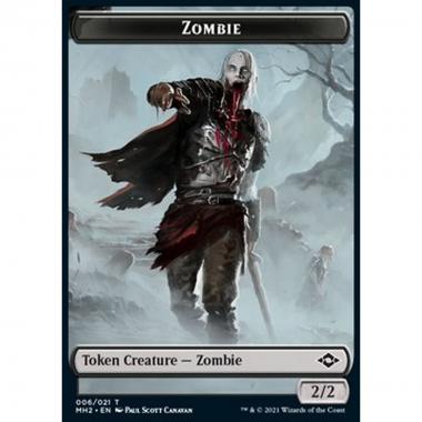Zombie Token (B 2/2) // Treasure Token (V.2) - Zombie Token (B 2/2) // Treasure Token (V.2) - [XMH2] [NM] [Foil]