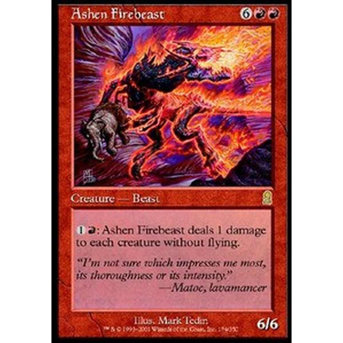 Ashen Firebeast - Ashen Firebeast - [ODY] [EX]
