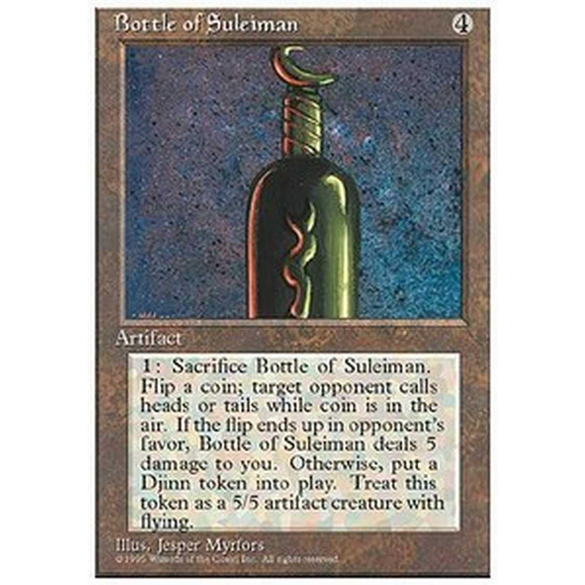 Bottle of Suleiman - Bottiglia di Solimano - [4ED] [EX]