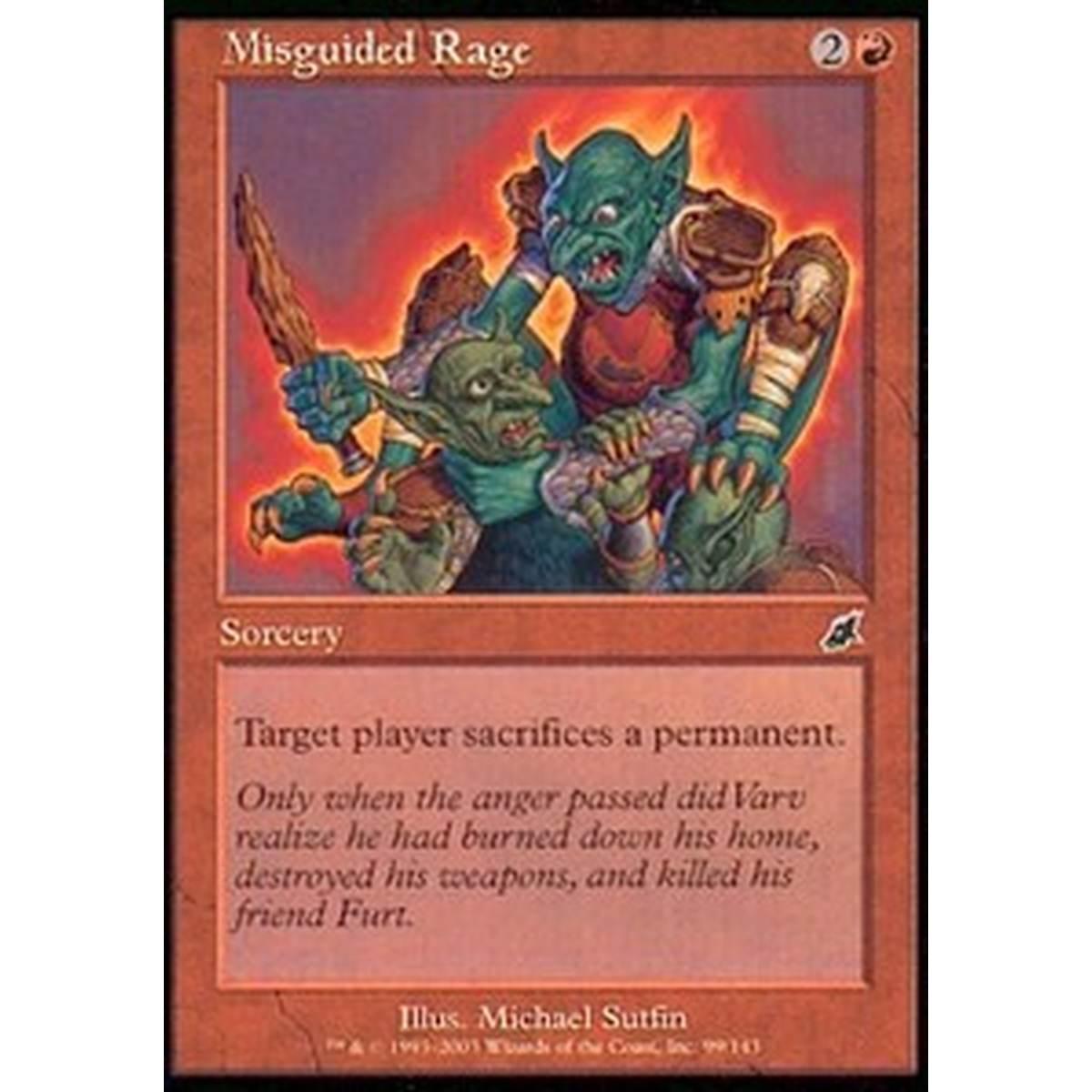 Misguided Rage - Misguided Rage - [SCG] [EX] [Foil]