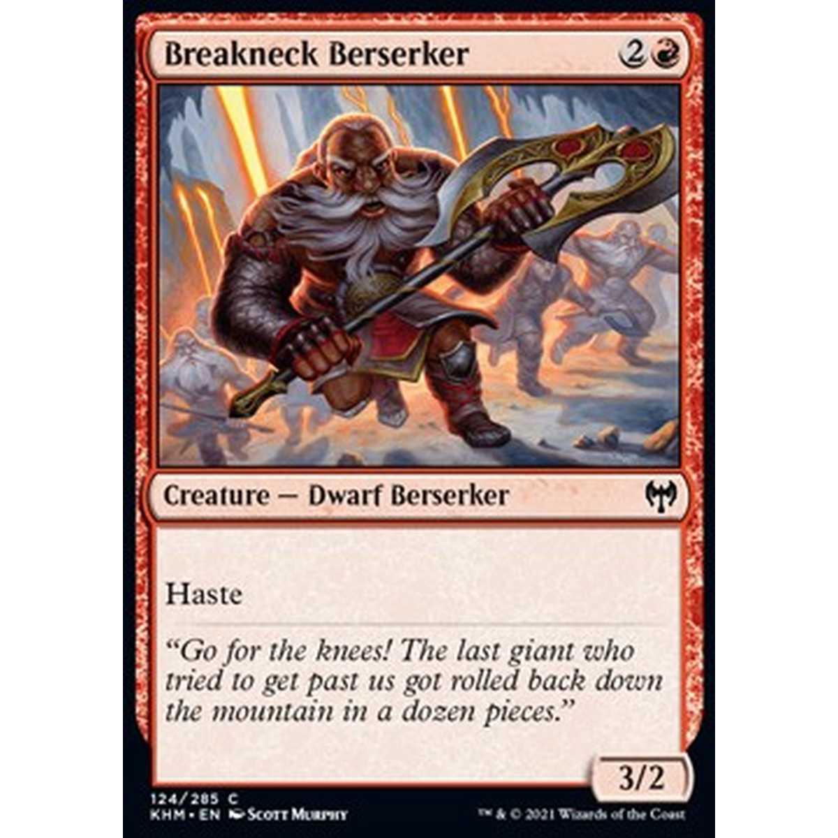 Breakneck Berserker - Breakneck Berserker - [KHM] [NM] [Foil]