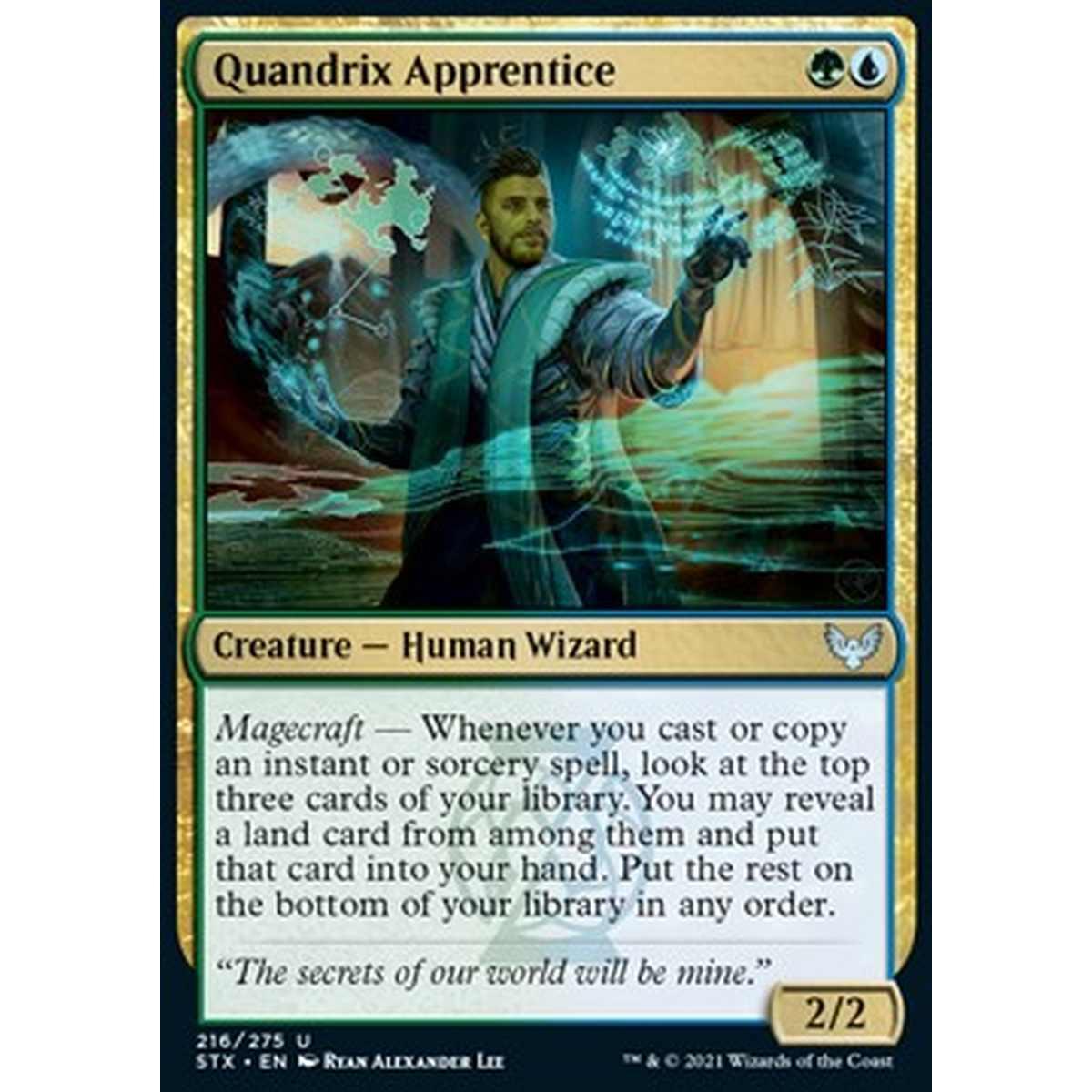Quandrix Apprentice - Apprendista di Quandrix - [STX] [NM] [Foil]
