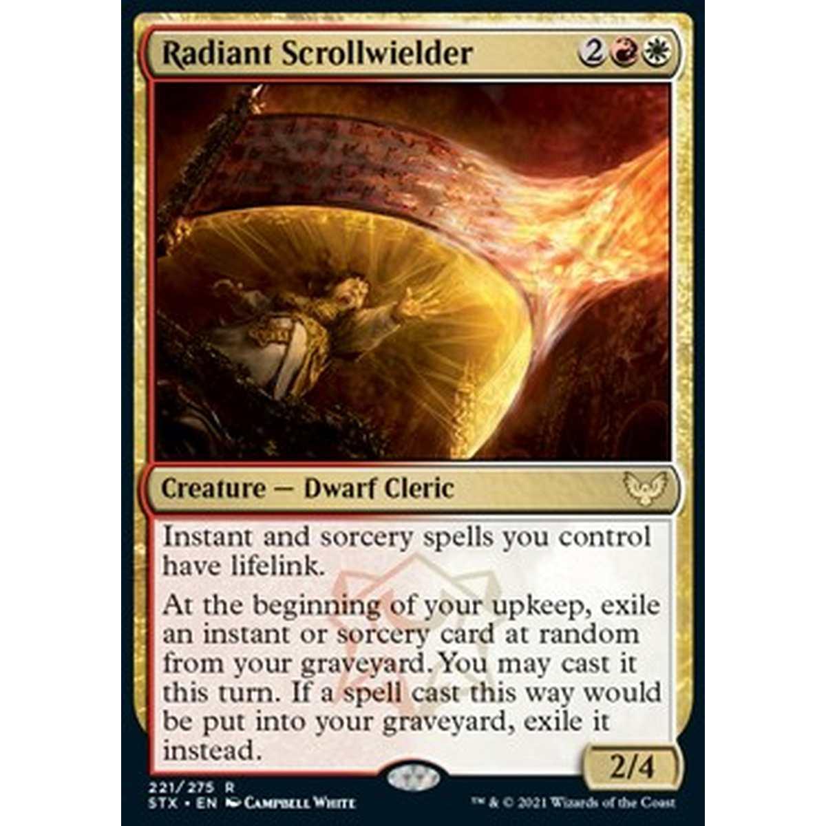 Radiant Scrollwielder - Brandipergamene Radiante - [STX] [NM]