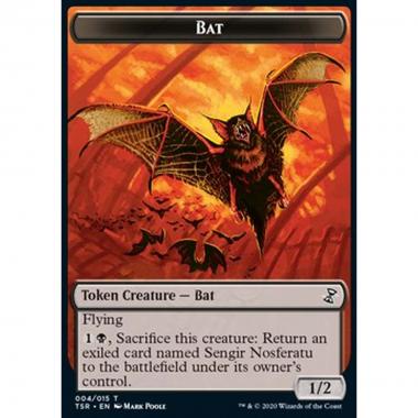 Bat Token (Black 1/2) - Bat Token (Black 1/2) - [XTSR] [NM]