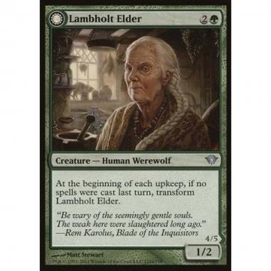 Lambholt Elder / Silverpelt Werewolf - Anziana di Lambholt / Lupa Mannara Argentea - [DKA] [NM] [Foil]