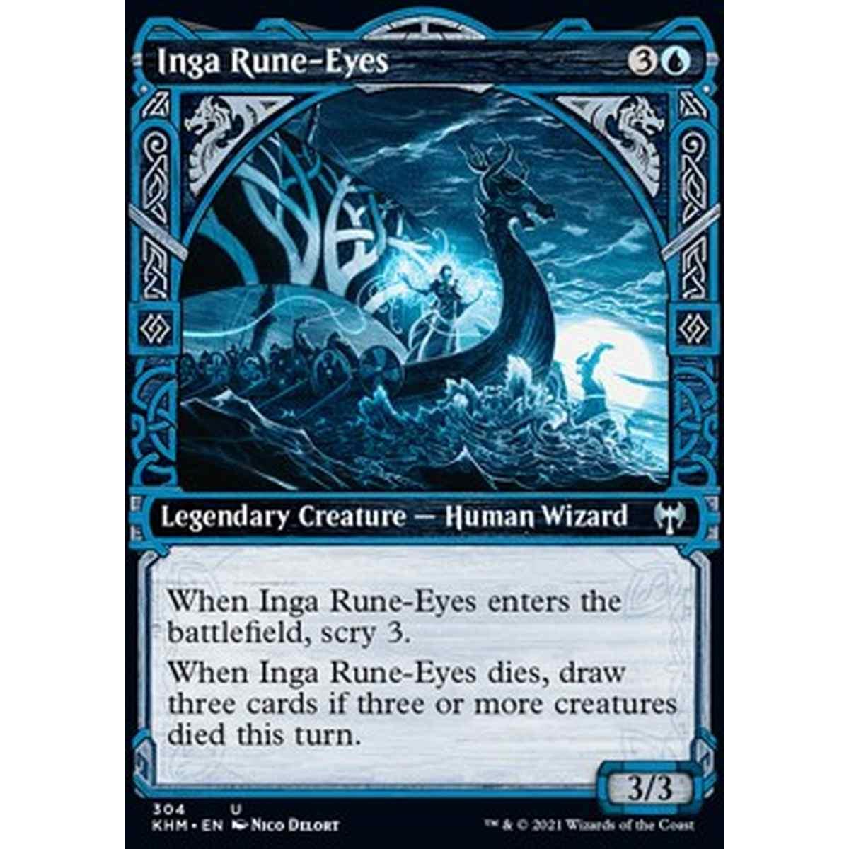Inga Rune-Eyes - Inga Occhi Runici - [XKHM] [NM] [Foil]