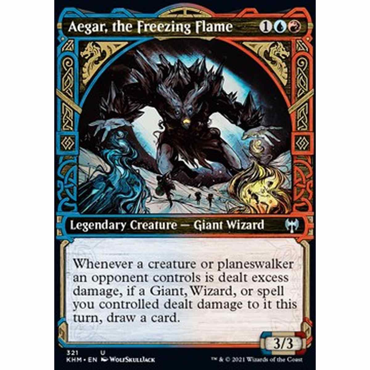 Aegar, the Freezing Flame - Aegar, la Fiamma Congelante - [XKHM] [NM] [Foil]