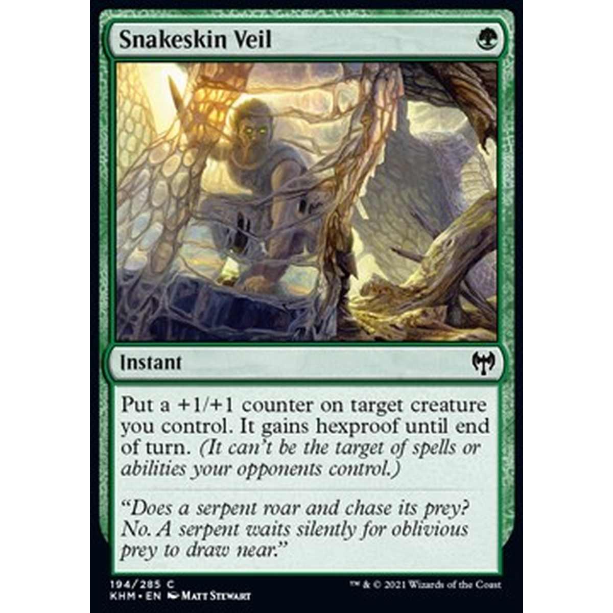 Snakeskin Veil - Velo di Pelle di Serpente - [KHM] [NM] [Foil]
