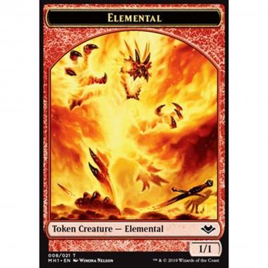 Elemental Token (R 1/1) // Serra the Benevolent Emblem - Elemental Token (R 1/1) // Serra the Benevolent Emblem - [MH1] [NM]